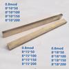 Rack Copper 0.8 Mod 8 * 10 * 50/8 * 15 * 50/8 * 18 * 50 100 150 200 Small Modulus Drive Rail Slide Table Gear Rack