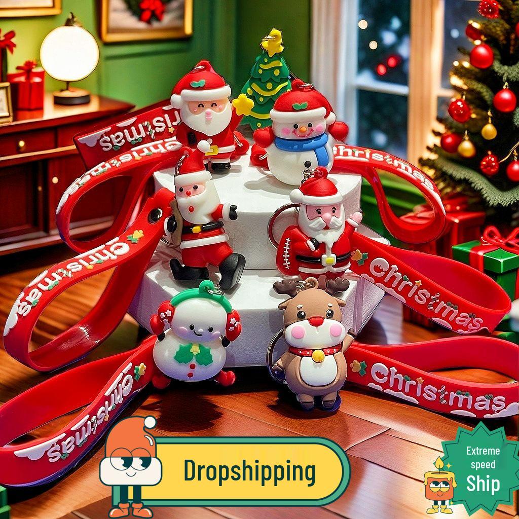 Adorable Santa Claus Christmas Keychain | Portable & Exquisite Gift