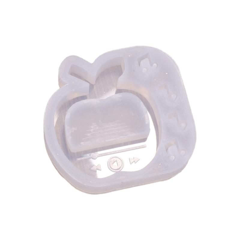 Epoxidové tekuté písky Silikonové formy Tvar přehrávače médií Přívěsek Forma Pryskyřice Forma na přívěsek Ruční výroba