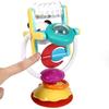 Rotating Colorful Baby Rattle Baby Eating Table Stroller Infant Suction Handbell Toy