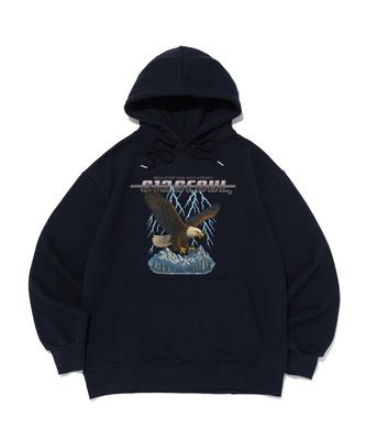 Eagles Flying Oversized Hoodie (Navy)
