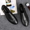 Herren Slipper Luxusmarke Herrenschuhe Echtes Leder Slipper Britischer Stil Lässige Designerschuhe Flacher Absatz Büro Ballerinas