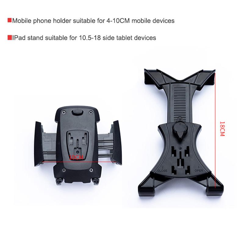 Car Universal seat Back Seat Headrest Phone Mount Holder for Rear Seat Car Tablet Phone Holder Stand Bracket 2 in 1