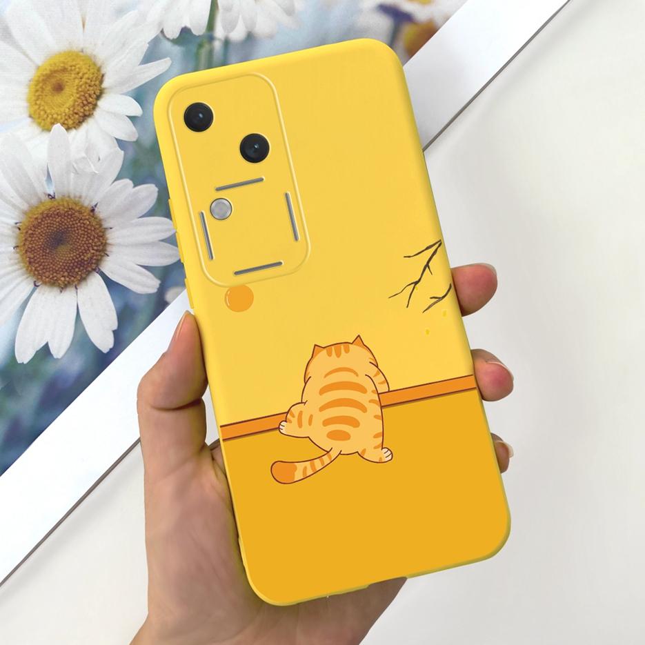 For Vivo V30 Pro Case V2319 Cute Fashion Cartoon Back Cover 6.78'' Soft Silicone Phone Case For Vivo V30 V 30 Pro VivoV30 Bumper