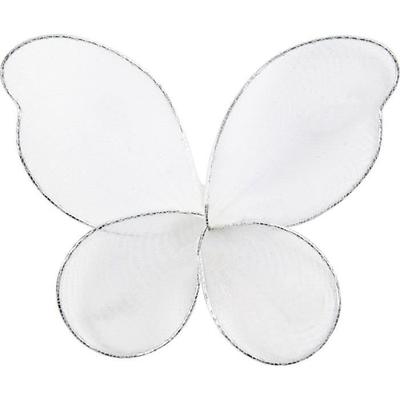 Wings To Decorate - 7.5 X 5.5 Cm - 6 Pcs - White - Lightweight - Easy To Customize