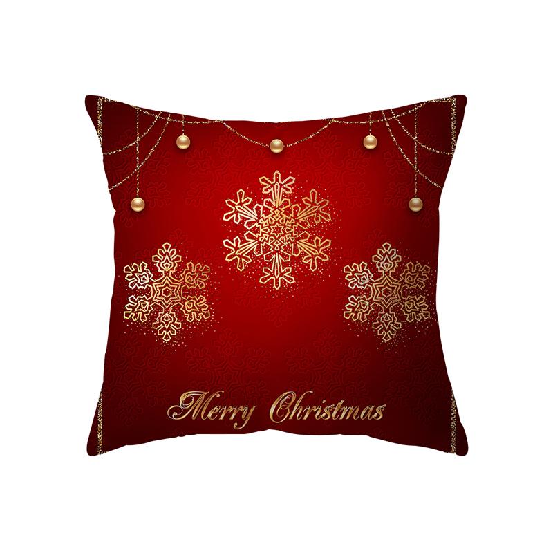 

Рождественская тема Рождественские украшения с принтом наволочка для дома, гостиной, украшения дивана, подушка, наволочка 40X40CM