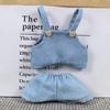 Denim Overalls & Pants for Doll, Bear & Rabbit - Cotton Replacement Clothes & Accessories Set