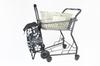 Rep cocoro Shopping Cart, 22L, Flower Black, with Flap & Cooler Function, and Bag-in-Bag