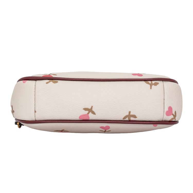 New COACH Leather Pochette, Shoulder Bag, Clutch Trumpets Women's White C2899-IMCAH