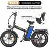 2026 Electric Bike Hydraulic Brake 48V  35AH Long Battery Life EMOKO C94 1000W Motor Adult E-bike 20*4.0 Inch Fat Tire Electric Bicycle