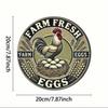 Vintage Eggs Metal Tin Sign Rustic Wall Decor Home Cafe Garage Farmhouse Kitchen Gift
