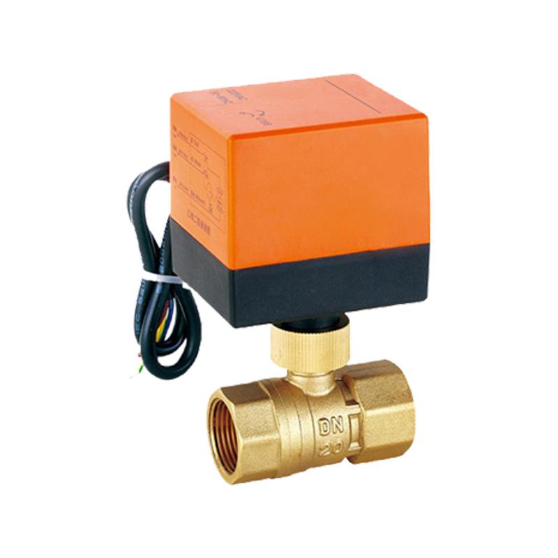 

Тридротовий електричний двоходовий латунний кульовий кран SEV5000, різьбове з єднання