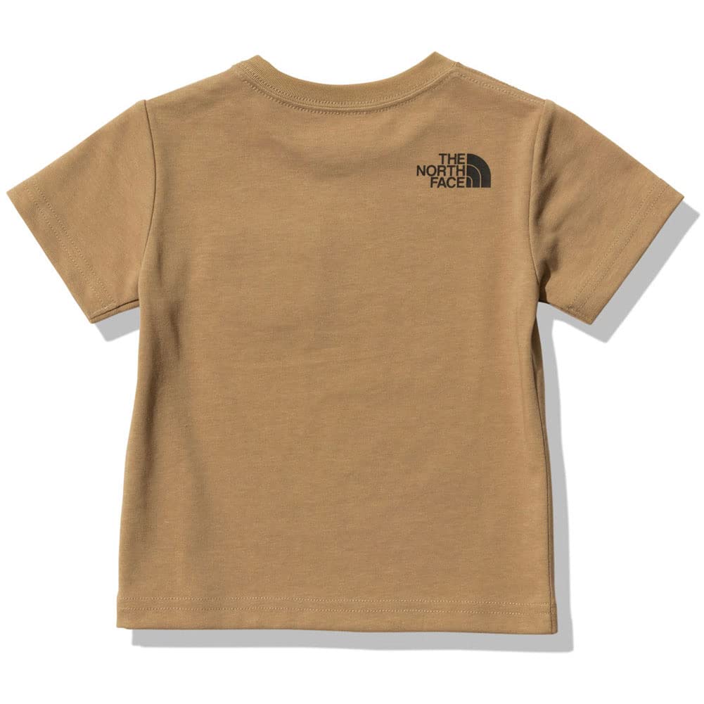 The North Face Short Sleeve Pocket Unisex UV Organic Kelp Size 80 Tee, Baby, Protection, Cotton, Tan,