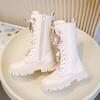 Girls' Winter-Spring New Style Booties for Children - High-Topped Boots for Girls - Anti-Slip Shoes
