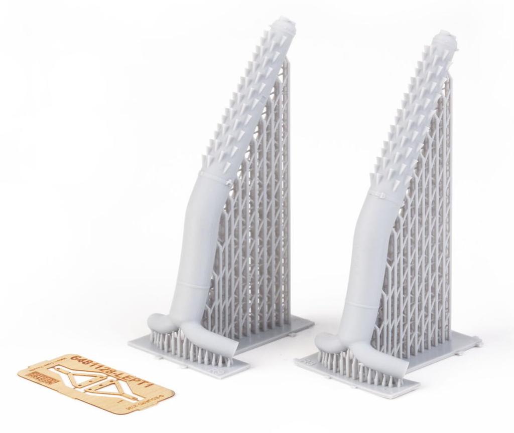 Eduard 1/48 DB-7B Boston III Flame-Suppressing Exhaust Pipe (for HK Models) Plastic Model Parts EDU6481128 (Airplane)