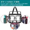 Pureseek Clear Sports Bag, Waterproof Sauna Bag, Spa Bag, Bath Bag, Transparent PVC Material