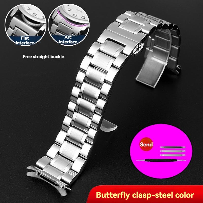 Stainless steel strap For Casio MTP-1375 EFV-540 500 EFS-S510 EFR-303 Universa Metal Watchband 20mm 22mm Bracelet wristband 18mm