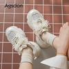 Augustine Dad Shoes Women's 2025 New Summer Thick-soled Small Casual Sports Shoes Mesh White Shoes