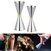 With Scale Double Head Cocktail Jigger Surface Smooth Cocktail Mixing Glass Measure Cup  Bar