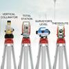 Supporto Universale per Livella Laser Altezza Regolabile da 1,04 a 1,65 Metri + Dispositivo di Misurazione da 5 Metri