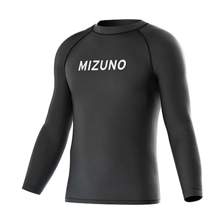 

Mizuno с принтом алфавита, прямые купальники, мужские купальники, черный N2CA3109