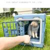 Portable Cat Crate Portable Collapsible Dog Crate Outdoor Breathable Space Capsule Pet Air Boxes