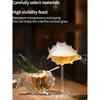 Creative 3D Transparent Fish Shape Bar Cocktail Glass Party Thick Heavy Lovely Smoothies Bowl Cup Cold Drink Tiki Glasses Mug