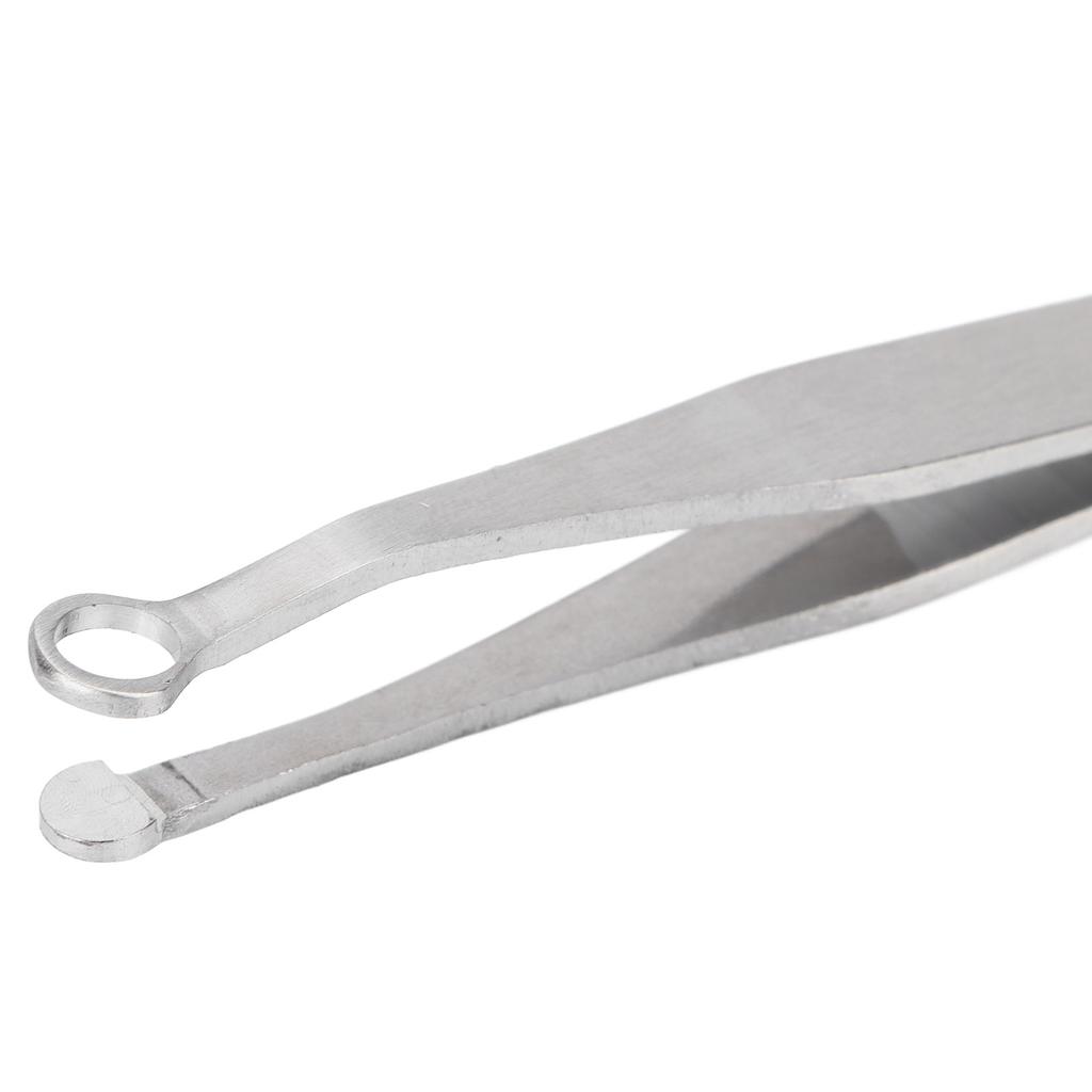 2Pcs Nose Hair Tweezers Waterproof Simple Painless Safe Design Safety Protection Stainless Steel Nose Hair Tweezers