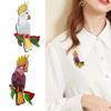Eye Catching Sophisticated Acrylic Parrot Pin Portable Jewelry Accessory for Themed Event Stylish Outfits Casual Wear