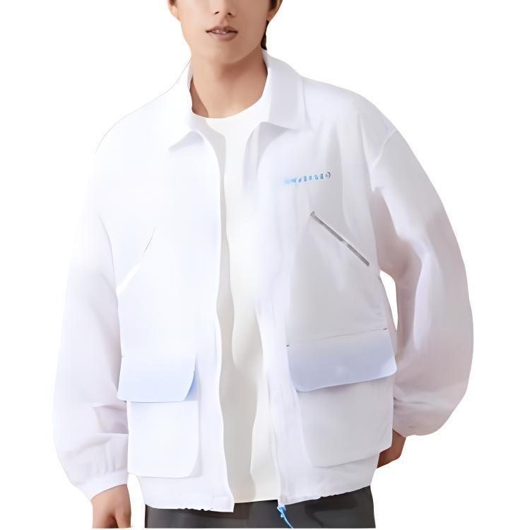 Converse Jackets Men's White Lapel Moderate 10025870-A01