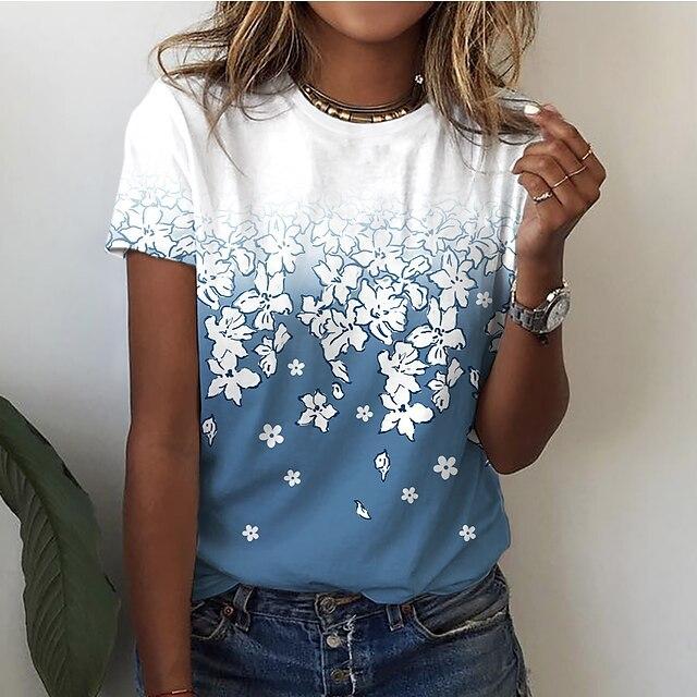Casual American 3D Printed Short Sleeved T-shirt