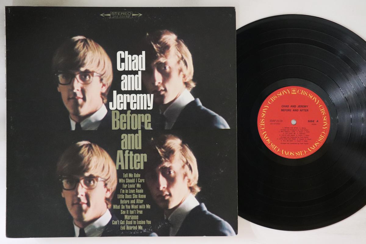 

LP Record CHAD & JEREMY - Before & After 20AP2119 CBS SONY 1981 Japan Pop Used