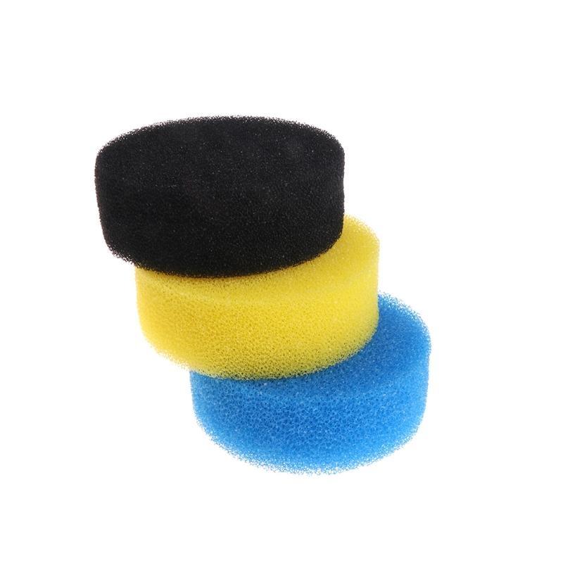 3-Piece Sponge Filters Replacement Media Pre-Filter Sponges Accessories
