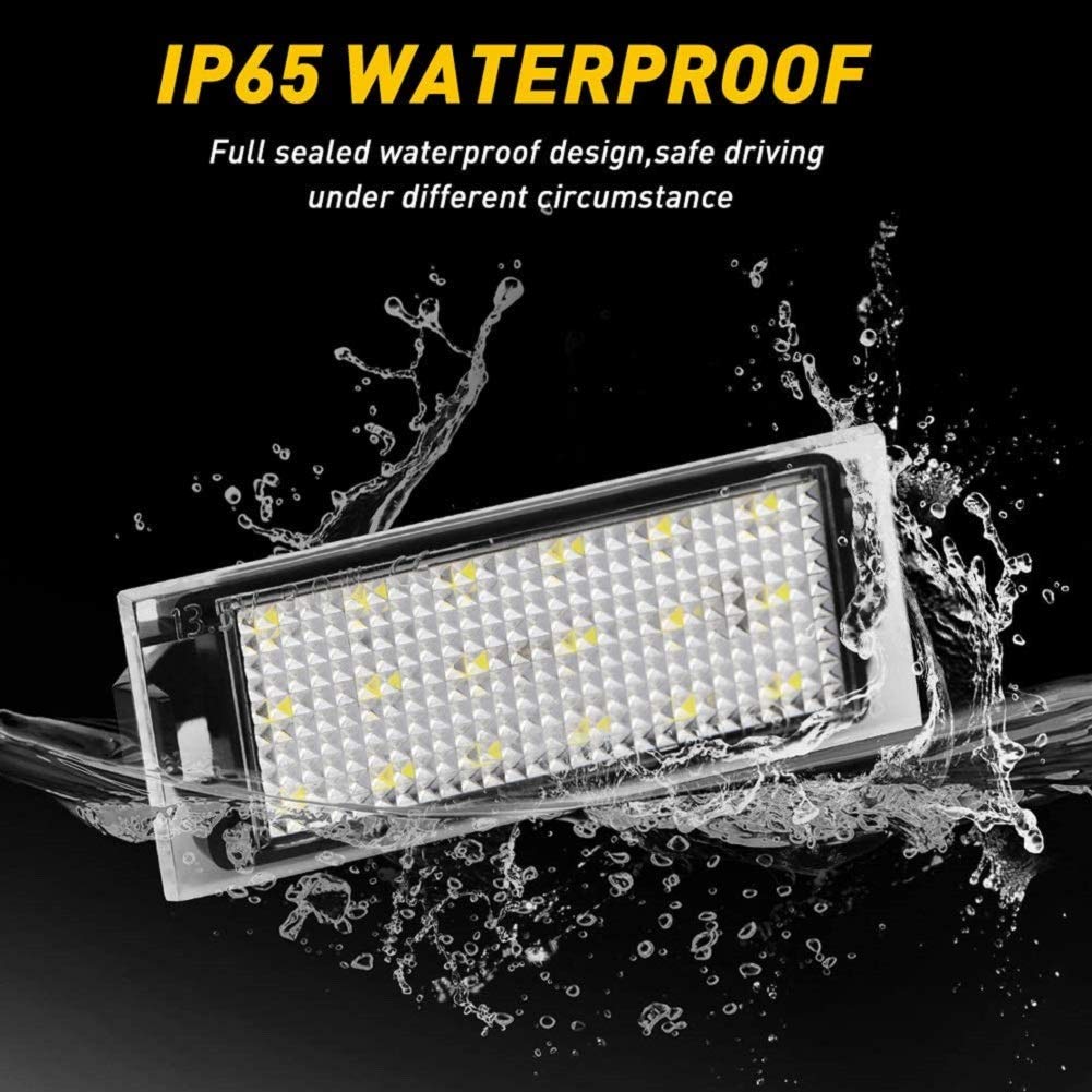 LED osvětlení registrační značky 18LED6500K pro Renault (Renault) Super bílý originální náhradní model RenaultClioT