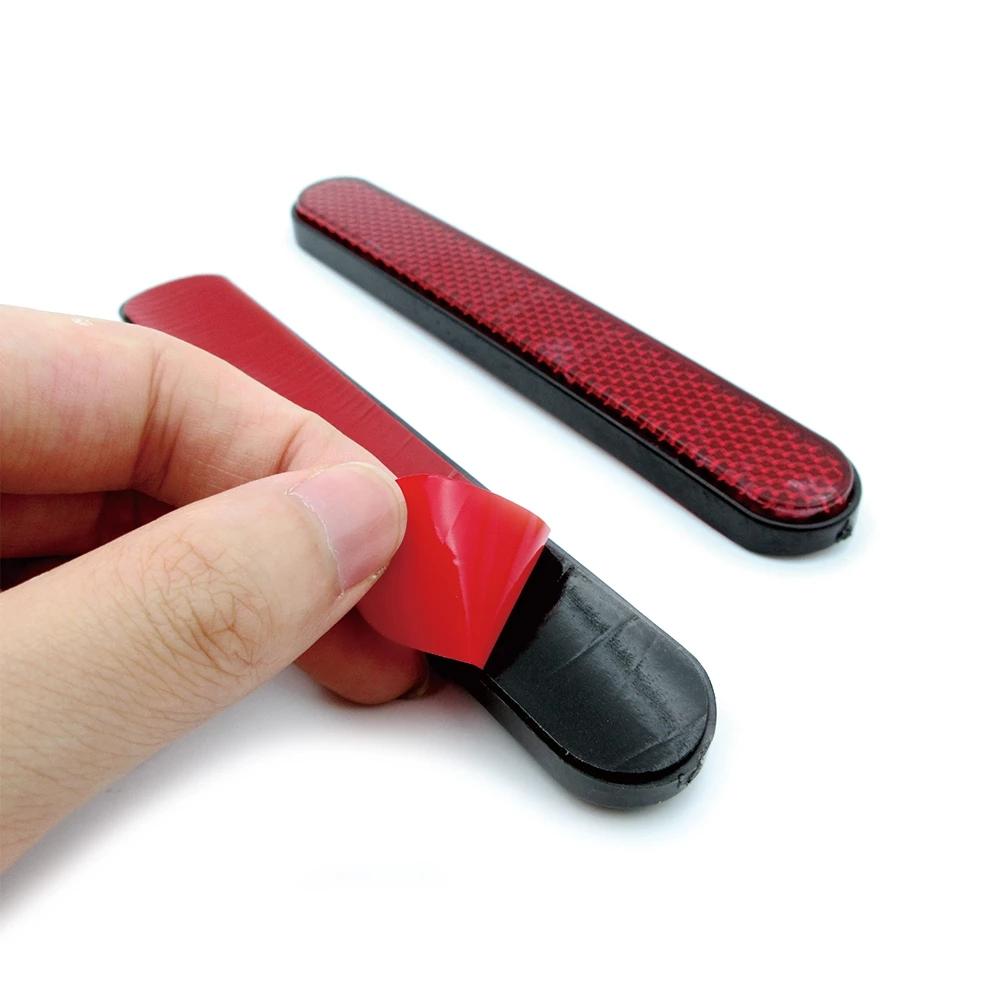 2pcs Motorcycle modification accessories luminous stickers reflective strips decorative side reflector reflectors