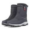 Shoes for Men Large Size Winter Men Boots Fashion Warm Plush Ankle Boots Sweat Wicking High-Top Warm Snow Boots Outdoor Sneakers