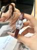 Elegant women's wristwatch, small and exquisite, high-end women's watch with a retro dial, unique wristwatch, women's accessory.