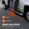 Running Boards, 6" Step Bars Compatible with 2019-2023 Chevy Silverado/GMC Sierra 1500/2020-2024 Silverado/Sierra 2500/3500HD Crew Cab, 201 Stainless