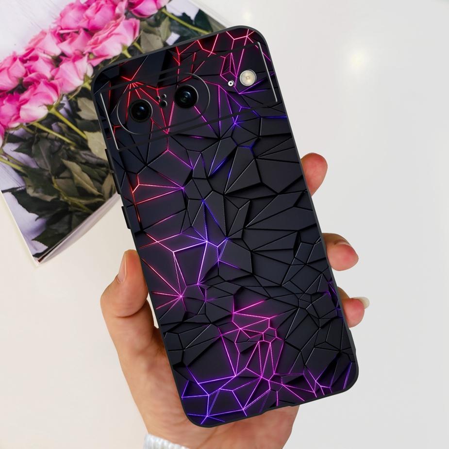 For Google Pixel 8A Case Pixel8 Pro New Fashion Painted Cover Soft Silicone Phone Case For Google Pixel 8 Pro Pixel8A Funda Capa