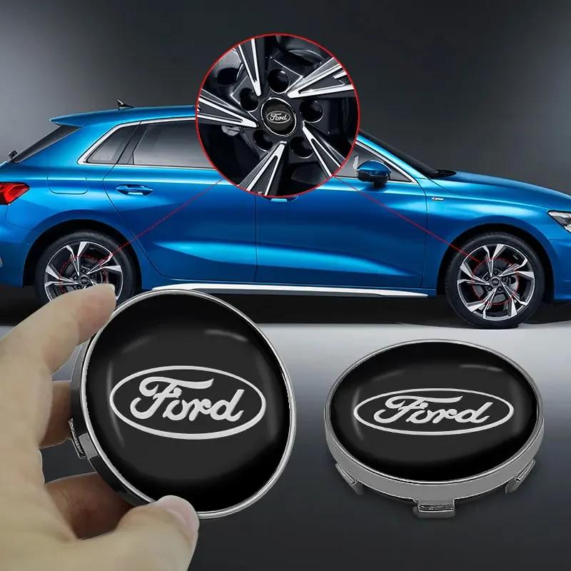 2025 Hot For Ford New 4PCS Car Wheel Center Caps Hub Caps For Ford Focus 2 MK1 MK3 Mondeo MK4 Fiesta MK7 Fusion Kuga Ranger Expl