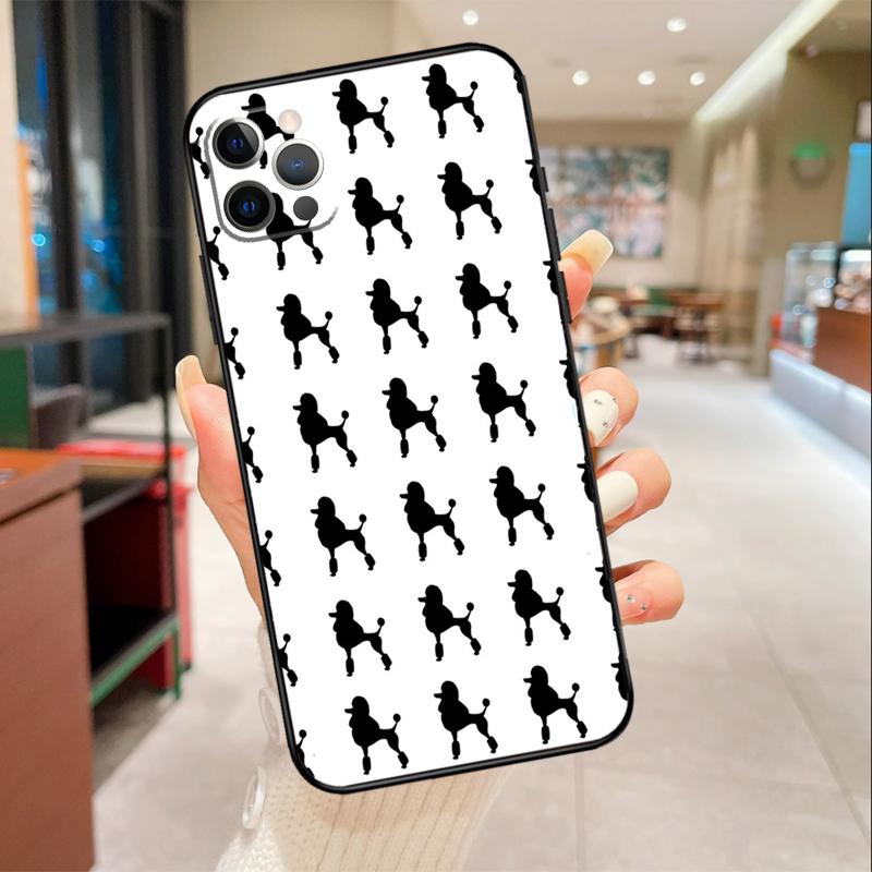 Poodle Dog Phone Case For iPhone 17 Air 16 14 13 11 15 Pro Max mini 15 16 Plus 16e Protective Cover