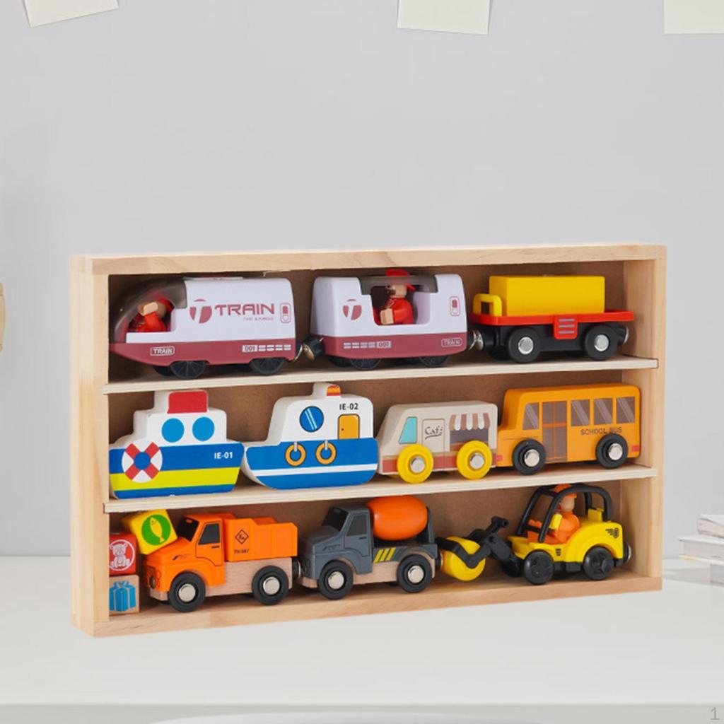 Classic Wooden Train Set for Kids - Educational Toy Collection