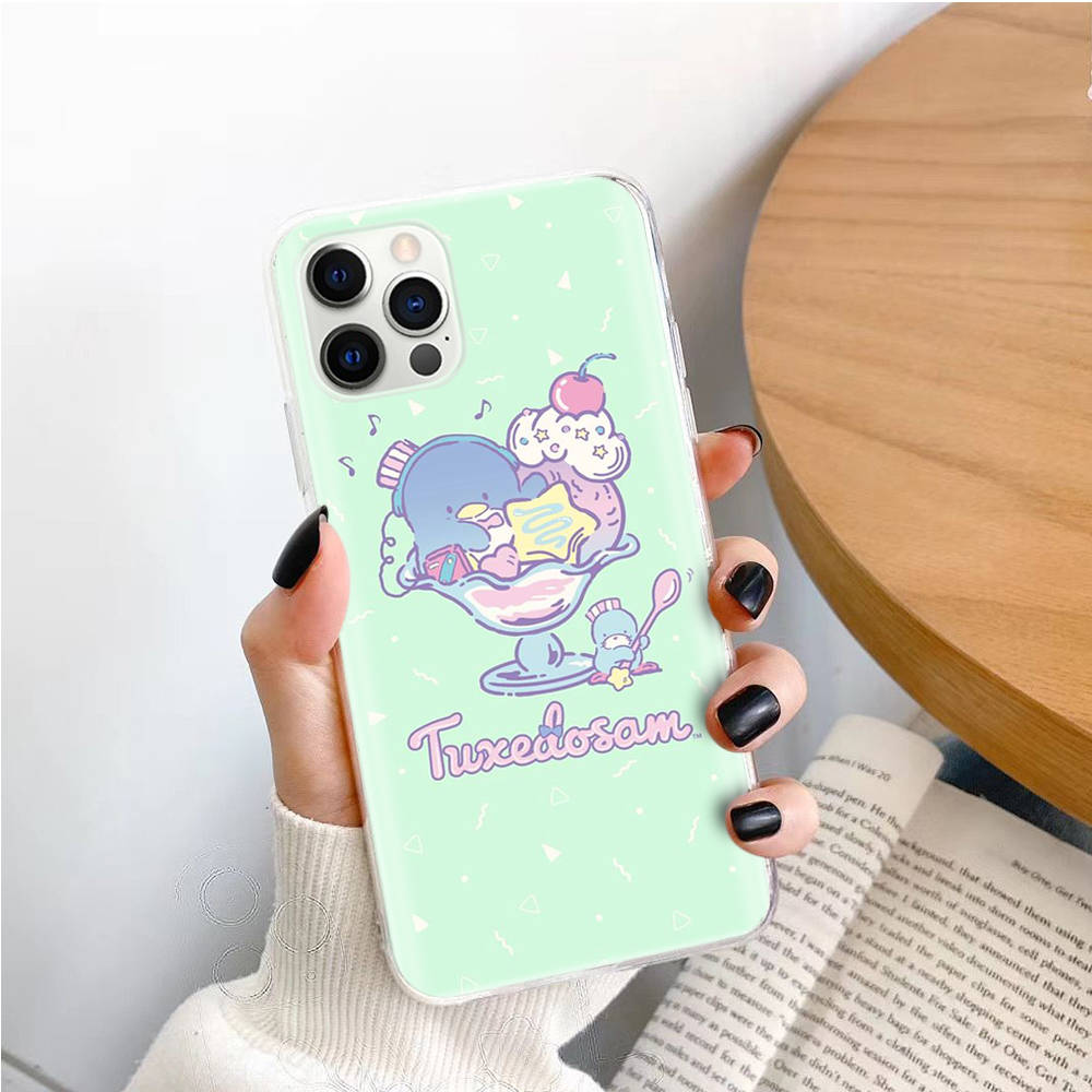Transparent Case for Samsung A04 A14 A23 M33 M53 Realme 10 9 C35 C55 VIVO X80 Infinix Hot 30 Note 11 Tecno Spark 8P Pro L-11 Cute Tuxedosam