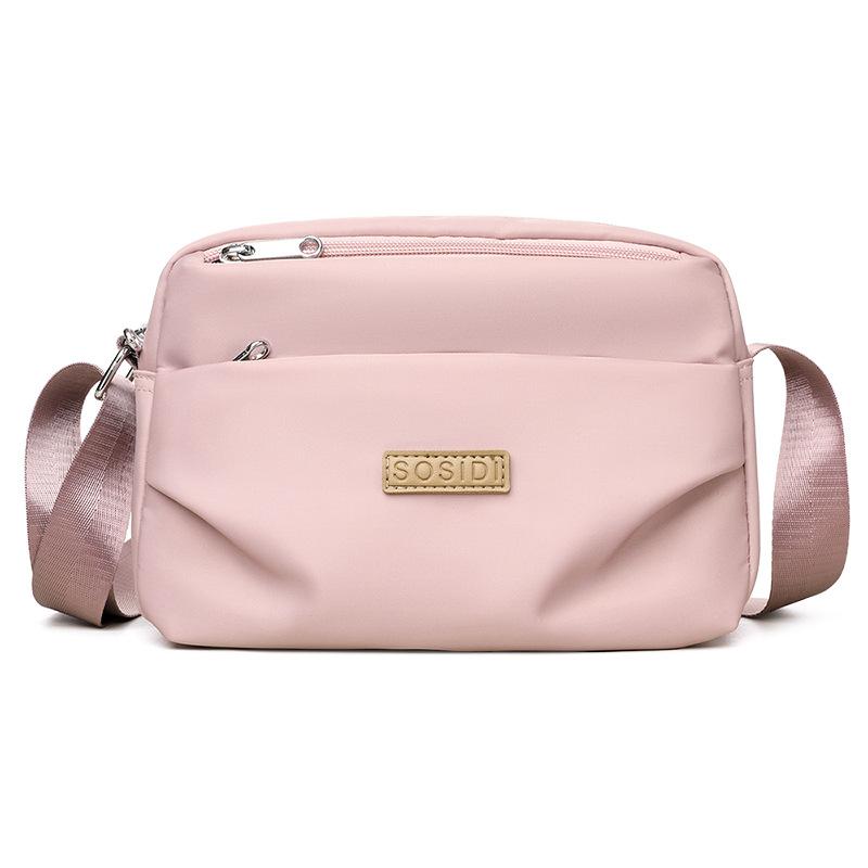Lightweight Water-repellent Nylon Crossbody Small Square Bag Women's Shoulder Mobile Phone Bag