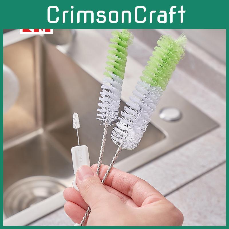 Long Handle Cleaning Brush Kit For Baby Bottles And Narrow Spouts