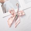 Silk Scarf Pendant Keychain: Versatile Bag Charm & Keyring