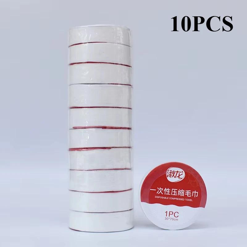 Einweg-Kompresstuch für Reisen, Familie, Outdoor-Aktivitäten, tragbares Camping-Handtuch, Outdoor-Sport 10 Stück