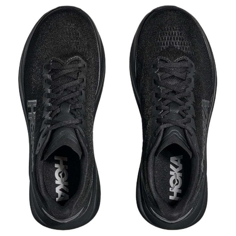 HOKA ONE ONE MACH 7 Fabric Breathable Running Shoes Men's Black 1171905-BBLC