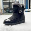 Waterproof Winter Boots for Women Plush Snow Boots Woman Platform Ankle Boots Warm Cotton  Shoes