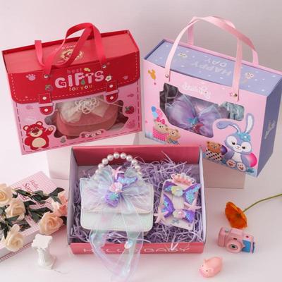 Borsa a tracolla decorata con fiocco per principesse per bambine - Regalo di compleanno perfetto